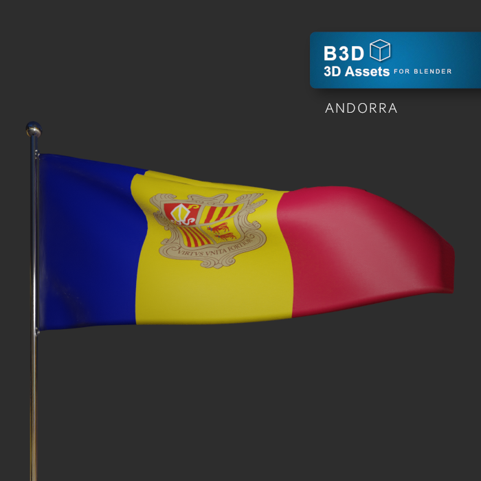 Andorra 3d Realistic Flag Banner, Shapes, 3d Flag, 3d PNG White Transparent  And Clipart Image For Free Download - Lovepik