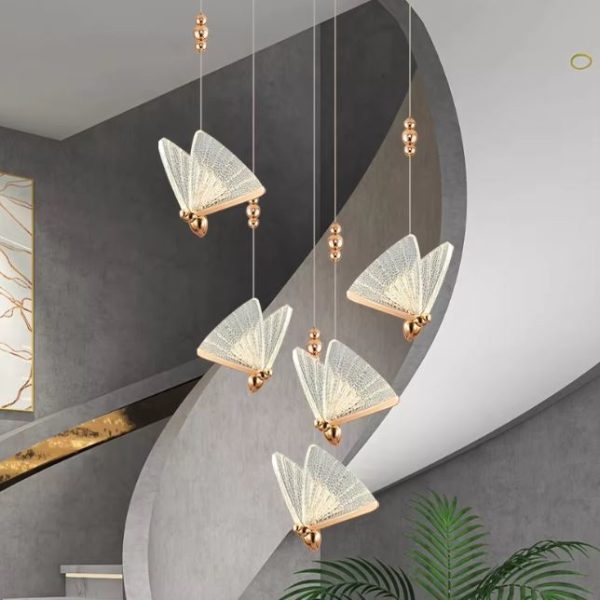 Butterfly Stair Chandelier