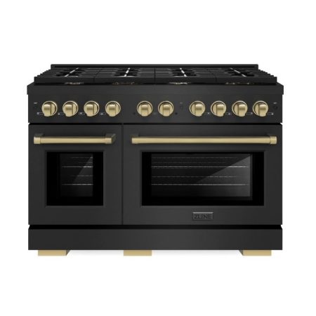 ZLINE Autograph Edition 48 Inch Wide 6.7 Cu. Ft. Free Standing Gas Range